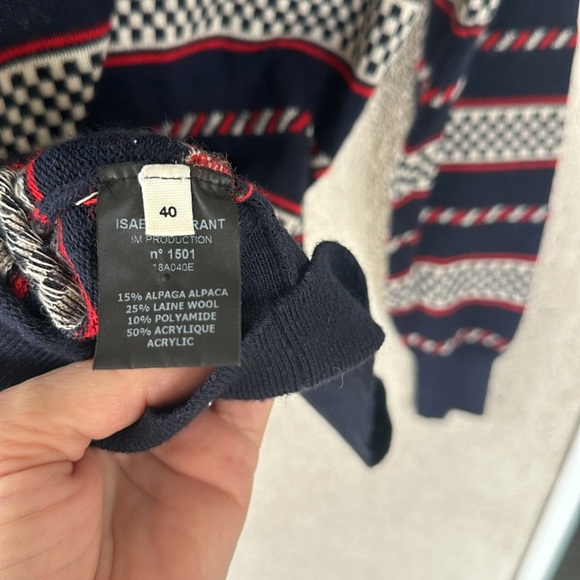 Etoile Isabel marant alpaca/wool blend sweater - Picture 6 of 7